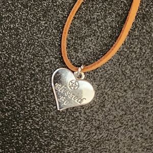 Blessed Be‎ Heart Necklace